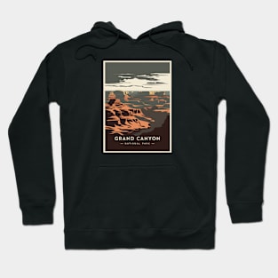 Travel Poster Grand Canyon National Park Arizona US Hoodie